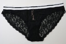 1 NEW Victoria's Secret VTG 2015 Thick Logo Lace Bikini Panty XL X-LARGE