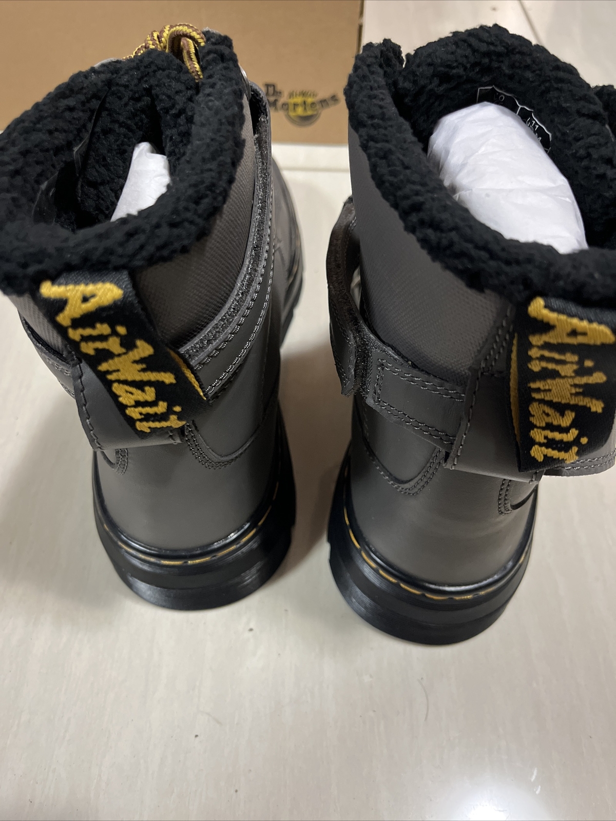 Dr.Martens Doctor Martens Combs Tech Fl Uk 10 Men Size US 11 Women US 12 Grey image 9