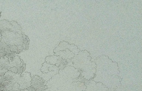 G. WALLIS (1761-1847), Skizze eines Waldstückes, Bleistift Romantik Landschaft - Picture 5 of 7