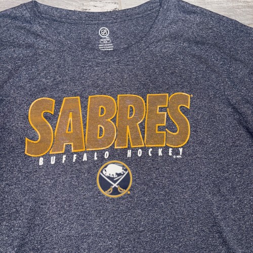 Buffalo Sabres Dri Fit 3XL Marbled Blue NHL Hockey Men’s Hockey Shirt tee
