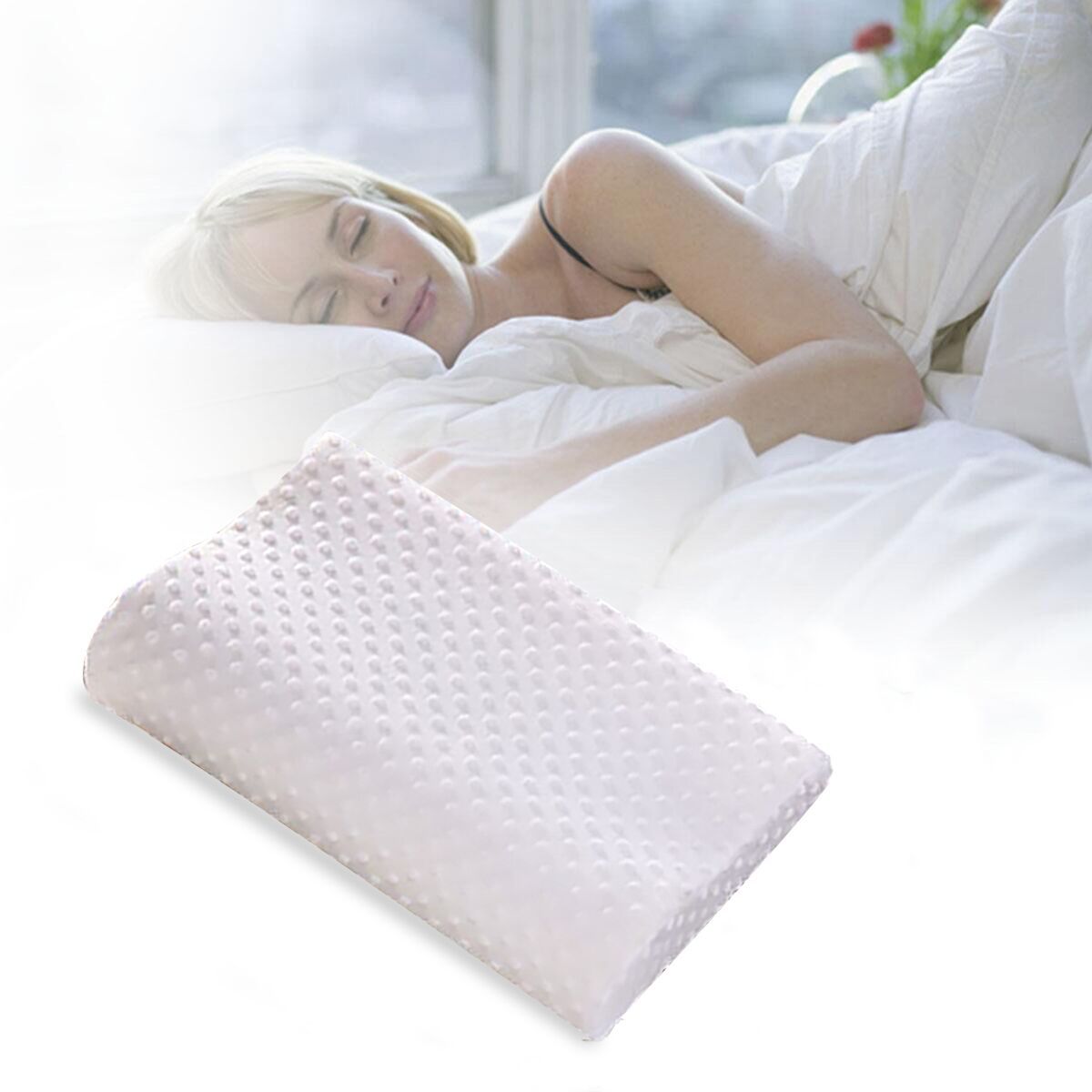 Ergonomic Orthopedic Memory Foam Pillow Contour Standard Size Cervical
