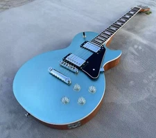 New Model Electric Guitar 60S Metal Pelham Blue Solid Body Rosewood Guitarra