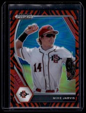 Mike Jarvis 2021 Panini Prizm Draft Picks #PDP163 Tiger Stripes Prizm