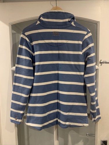 Toggi Contessa Ladies Striped Sweatshirt - Ocean / Winter White - Picture 4 of 10