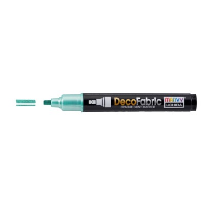Uchida DecoFabric Opaque Paint Marker Chisel Tip-Pearl Green 5A00219T-1G43Q