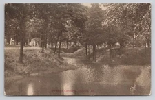 Springhill Cemetery Danville Illinois Postcard