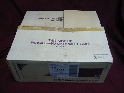 NOS Optimus VCR VCP video cassette tape player 12VDC Model 40 radio shack 16-430