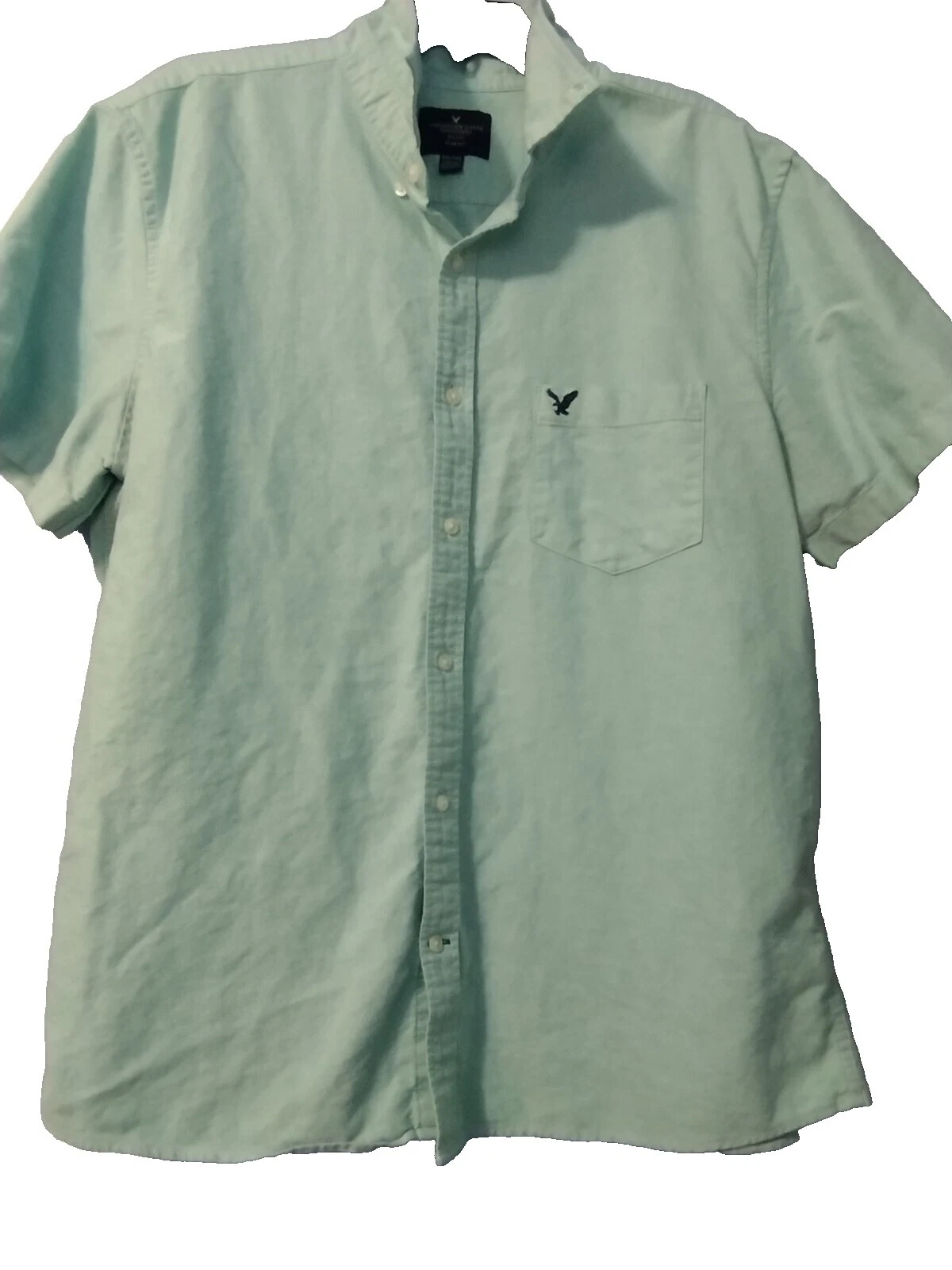 Manga corta American Eagle Outfitters Tamaño Regular Camisas de vestir para hombres