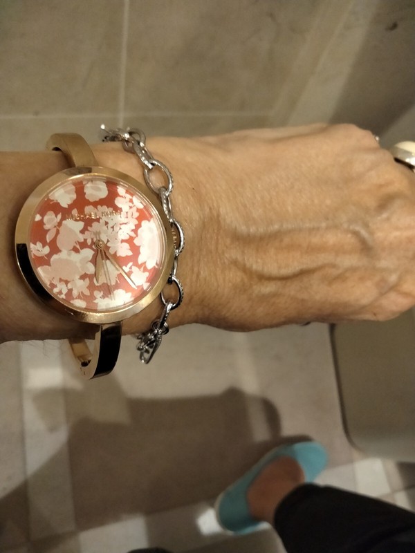 Michael Kors Cherry Blossom bangle watch