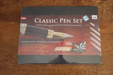 JML Classic Pen Set As Seen On TV 6 Pens 66 Piece Refill Storage Case Sealed
