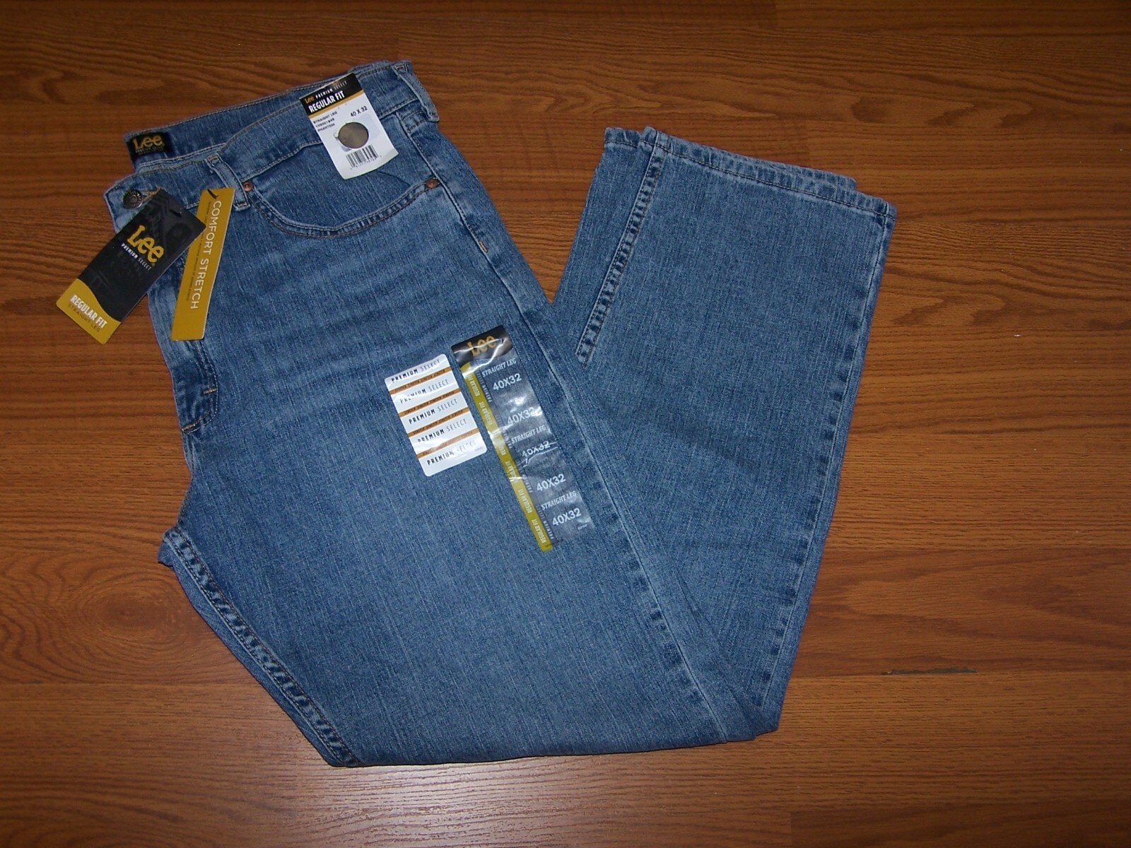 S Regular Fit Straight Leg Premium Select Lee Jeans (phantom)