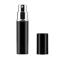 TRIXES Aftershave Atomiser 5ml Travel Perfume Easy Fill Spray Bottle Black