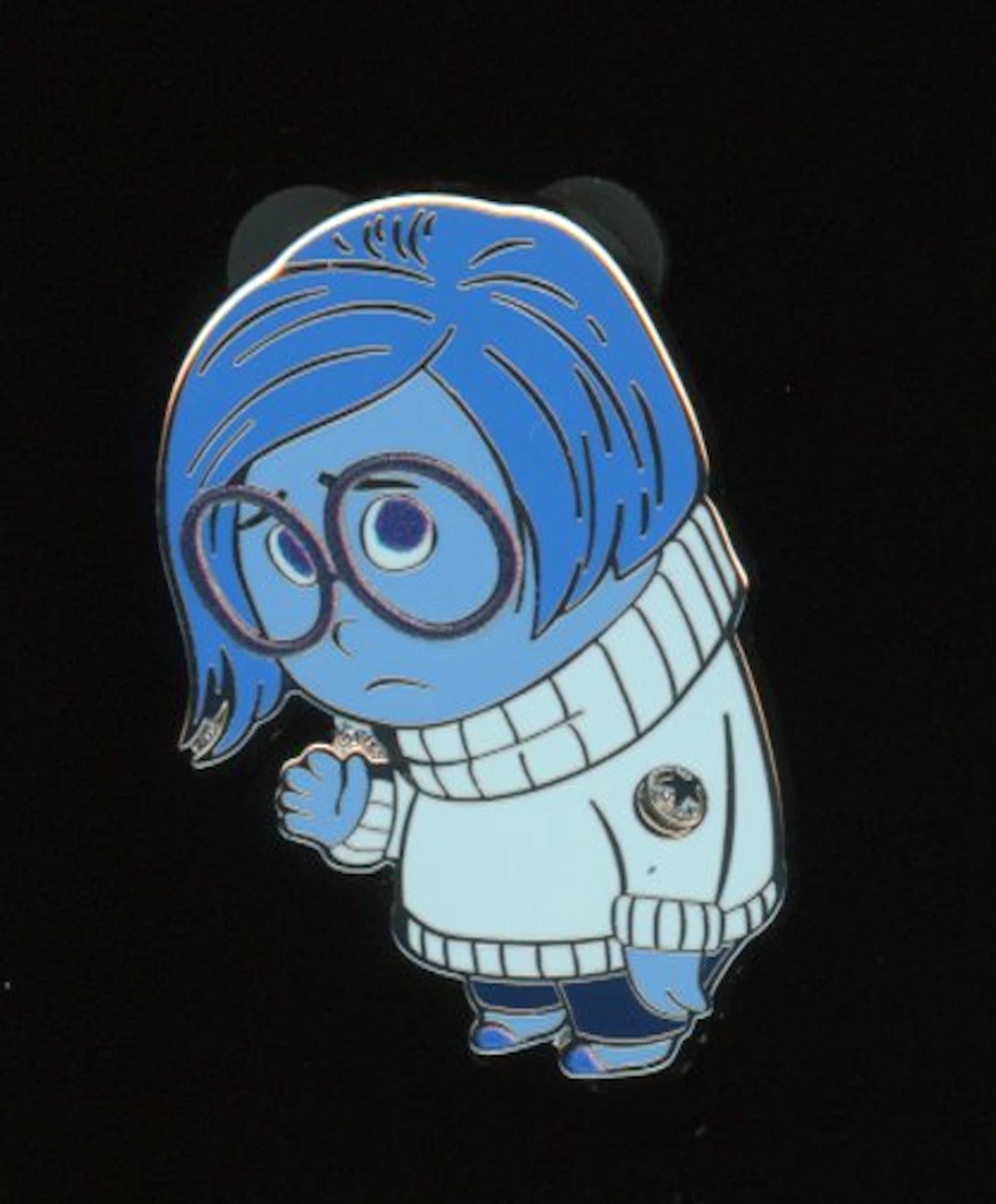 2025 WDW Disney World Blue Color Story Inside Out Sadness Hidden Mickey Pin