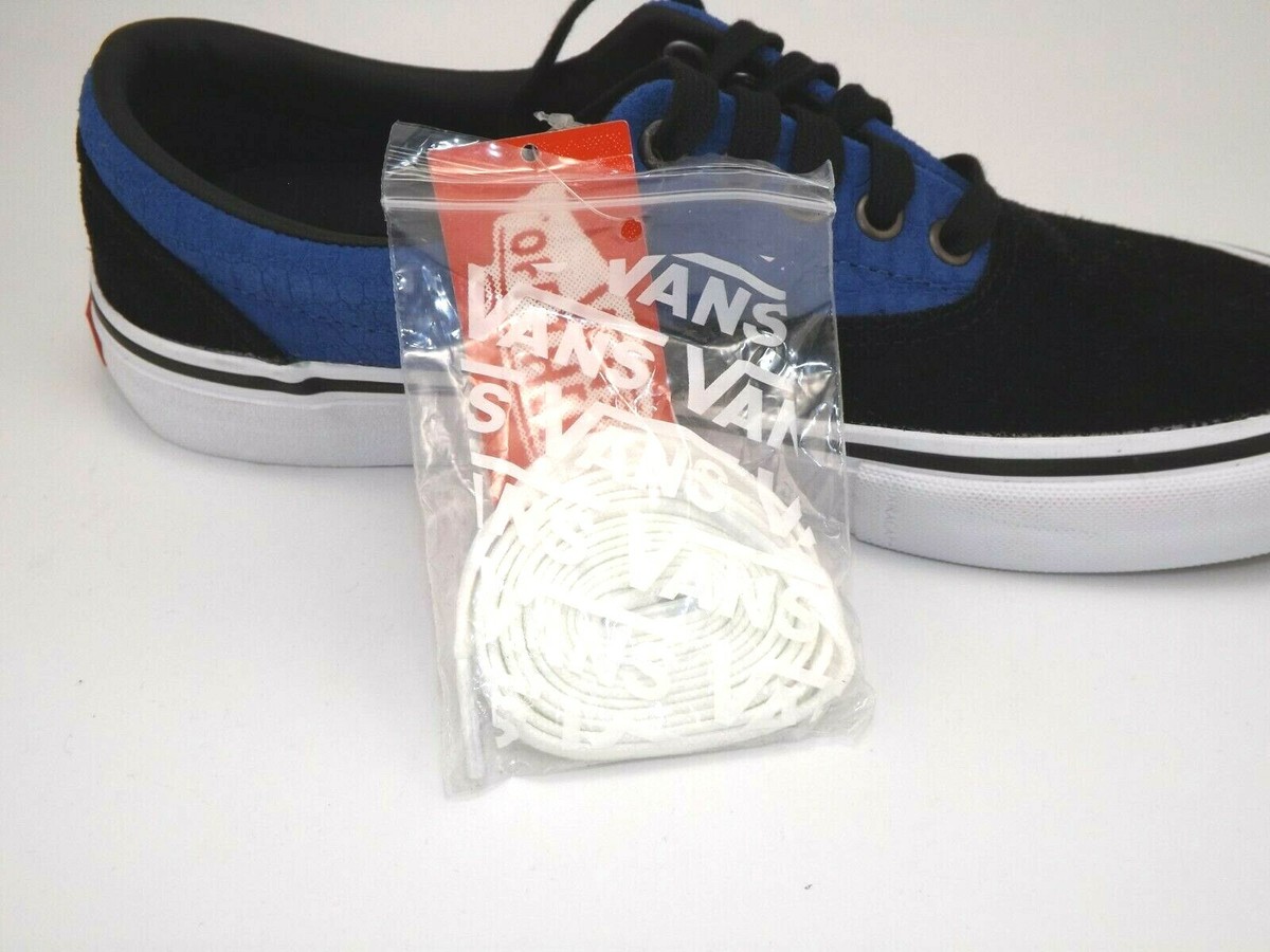 Vans Men's Era Pro Rowan Zorilla Black Blue Croc Suede Skate Vans Men's Era Pro Rowan Zorilla Black Blue Croc Suede Skate