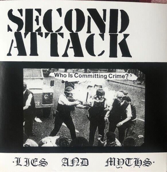Second Attack - Out on the Streets 7" UK Irish Punk Oi! Rare KBD Color Vinyl 