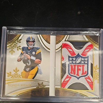 2025 Panini Immaculate Russell Wilson Steelers Christmas NFL Shields Booklet