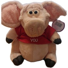 Piggin Pig Toy Plush Piggin Love You Plush (2002) 6" with Tags