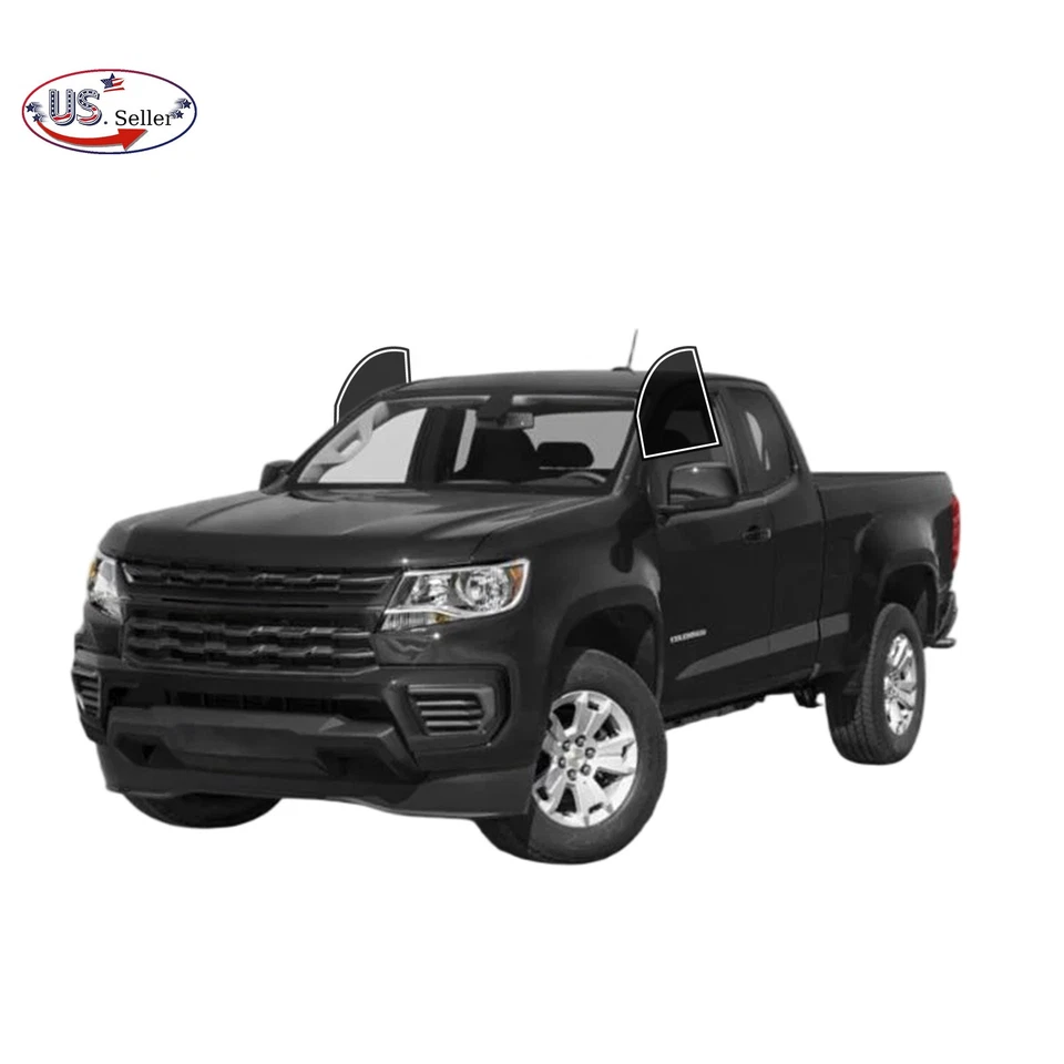 Kit de película de tinte de ventana de 2 capas precortada para Chevy Colorado 2015-2022 cabina extendida Foto 2 de 4