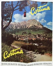 Flyer Werbeflyer Cortina Südtirol Dolomiten Italien