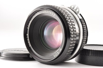 Nikon Ai Nikkor 50mm f/1.8 MF Standard Prime Lens F Mount [Near Mint] from Japan