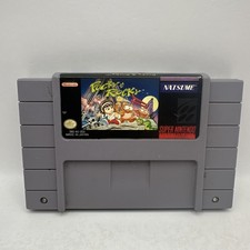 Pocky & Rocky Super Nintendo SNES 1992 Game Cartridge NATSUME