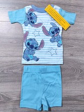 Lilo and Stitch Pajamas 12 Months Baby Cotton PJ Set SNUG-FIT Shirt Shorts