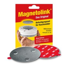 MAGNETOLINK Magnetbefestigungsset für Rauchmelder werkzeugfrei 3M-Klebepads NEU