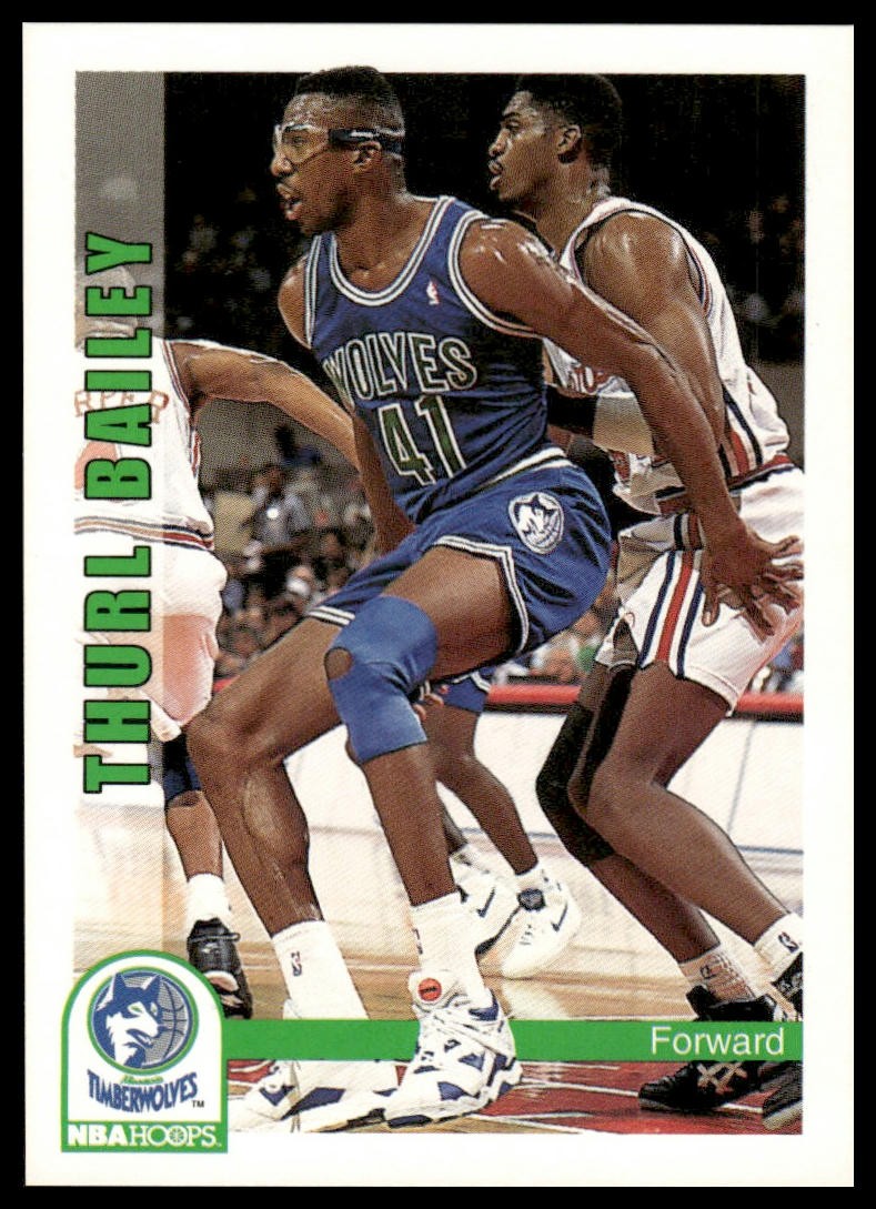Thurl Bailey 1992-93 Hoops #134 Minnesota Timberwolves