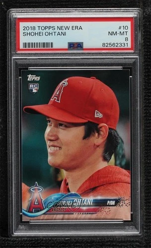 2018 Topps New Era Shohei Ohtani #10 PSA 8 Rookie RC