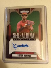 2025 Panini Prizm Victor Hurtado Sensational SILVER AUTOGRAPH #SS-VH Baseball