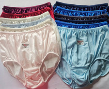 12 Underwear Nylon Comfort Woman Man Granny Panties Briefs High Waist 36"-42"XL