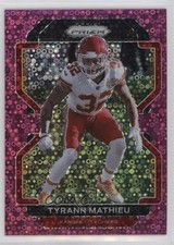 2021 Panini Prizm No Huddle Pink Prizm 4/15 Tyrann Mathieu #194 0u3s