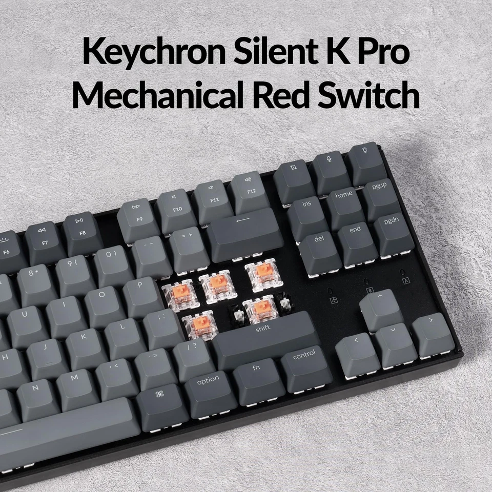K8 Wireless Mechanical Keyboard – Silent Red Switch for Quiet Office and Gami... - Image 4 of 4