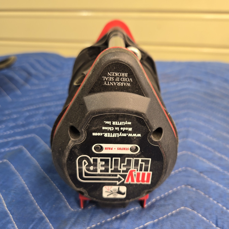 myLIFTER Wireless Motorized Cable/Rope Hoist Winch - Red/Black