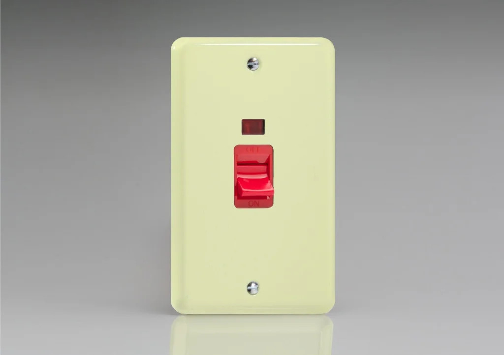 Switch White 45A Cooker Lily Chocolate + Red Insert Varilight XY45N.WC