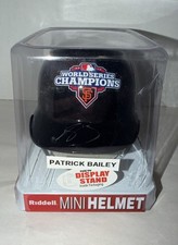 NEW San Francisco Giants Patrick Bailey Autograph Mini Helmet Authentic MLB