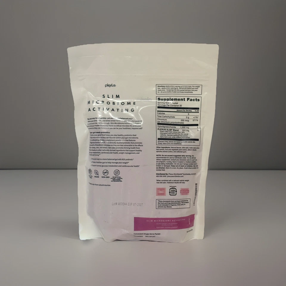 Plexus Slim Microbiome Activating Gut Health Series 30 Packets  - Image 2 of 2