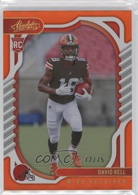 2022 Panini Absolute Rookies Spectrum Orange 72/75 David Bell #132 Rookie RC 2h5