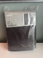 Seltene IKEA Baumwollsamt Sanela dunkelbraun extra lang (300 cm) Vorhänge