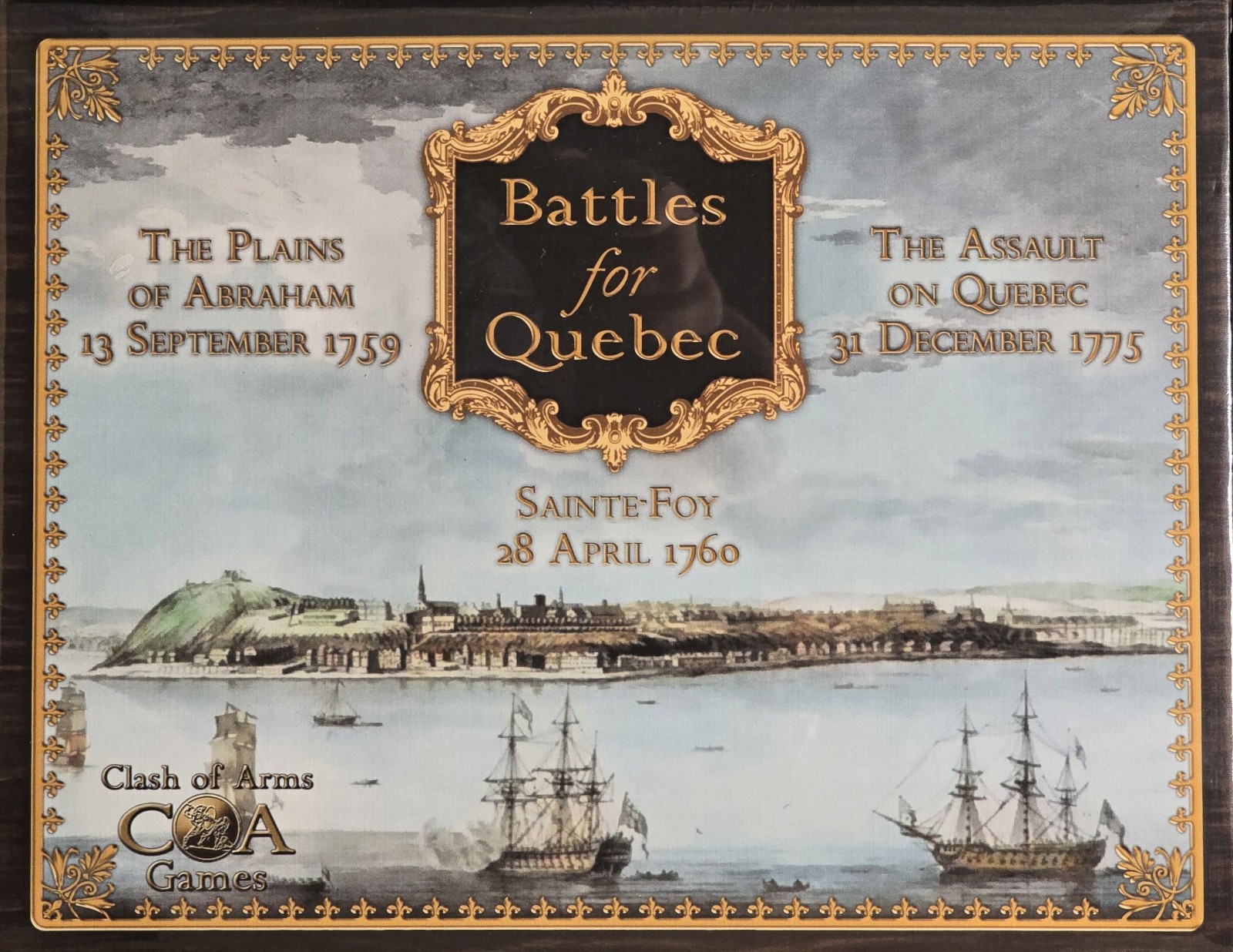 Clash Of Arms Wargames Battles for Quebec New In Shrink Wrap Fast Shipping 18690₽