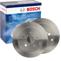 2X Bosch Bremsscheiben 269Mm Voll Hinten Passend FÜR Toyota Celica Prius