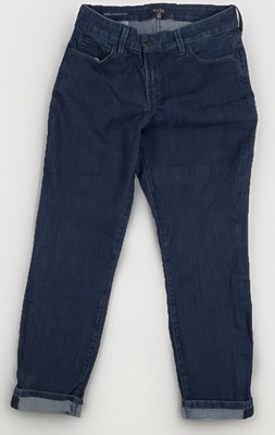 NYDJ Alina Convertible Ankle Jeans Womens 10 Blue Lift Tuck Skinny Rolled Cuff