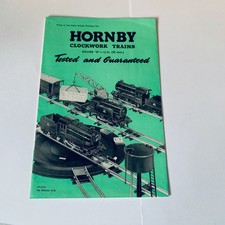 Hornby Clockwork Trains 'O' Gauge Foldout Leaflet 7th Edition