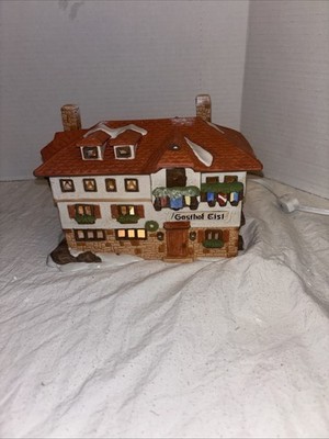 Department 56 Alpine Village ''Gasthof Eisl'' Hotel Inn Lodge Chateau #6540-4