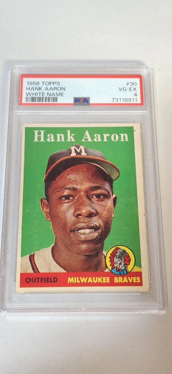 topps #30 Hank Aaron 野球カード 1958 Topps - Hank Aaron #30 for sale | eBay