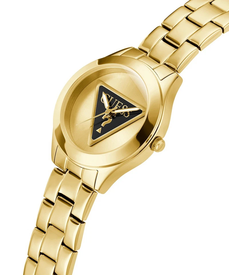Orologio Donna GUESS TRI PLAQUE GW0675L2 Bracciale Acciaio Gold Dorato - Immagine 2 di 2