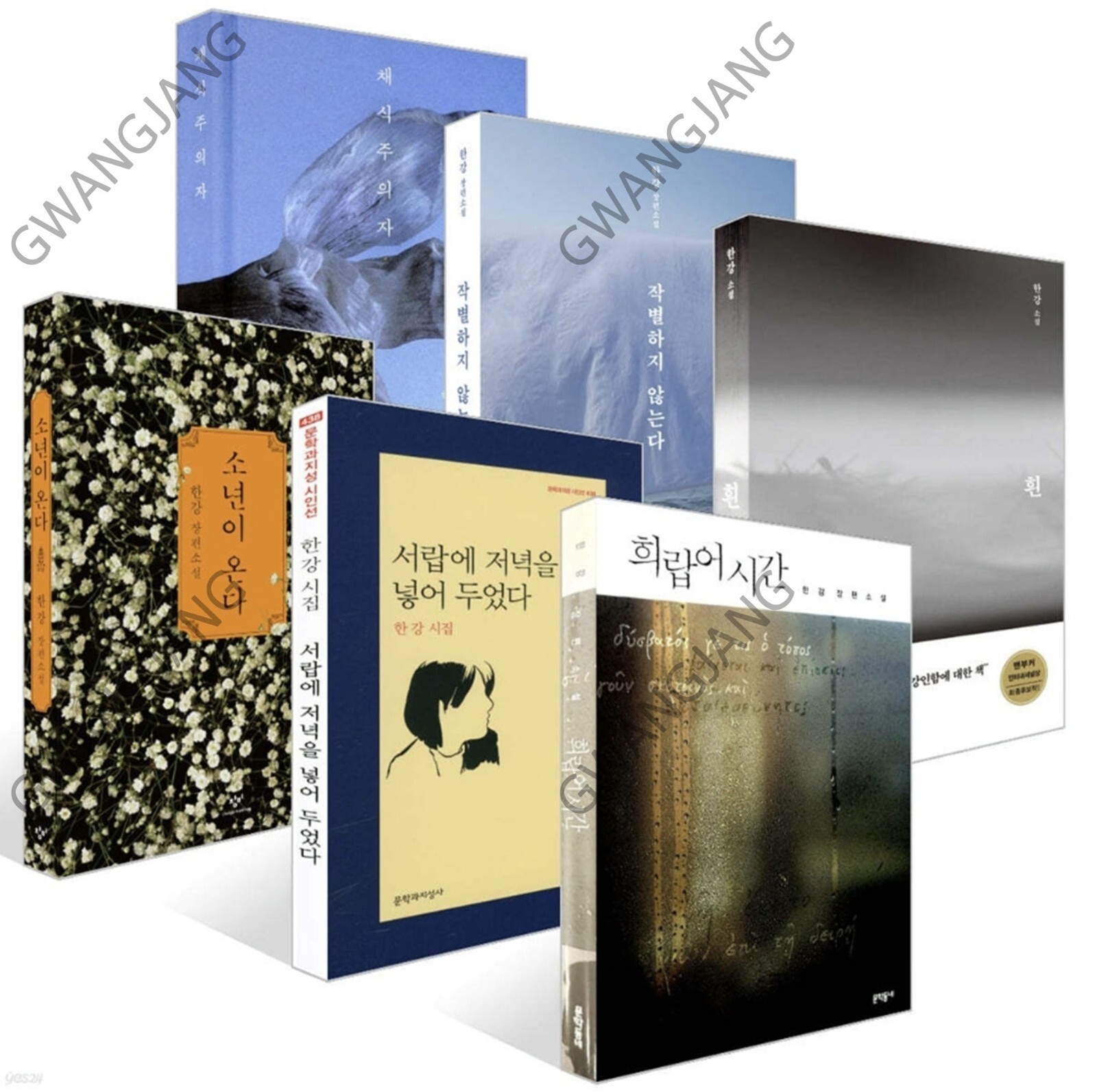 Han Kang Set Korean 한강 The Nobel Prize Winner in Literature Fun Famous Kpop...