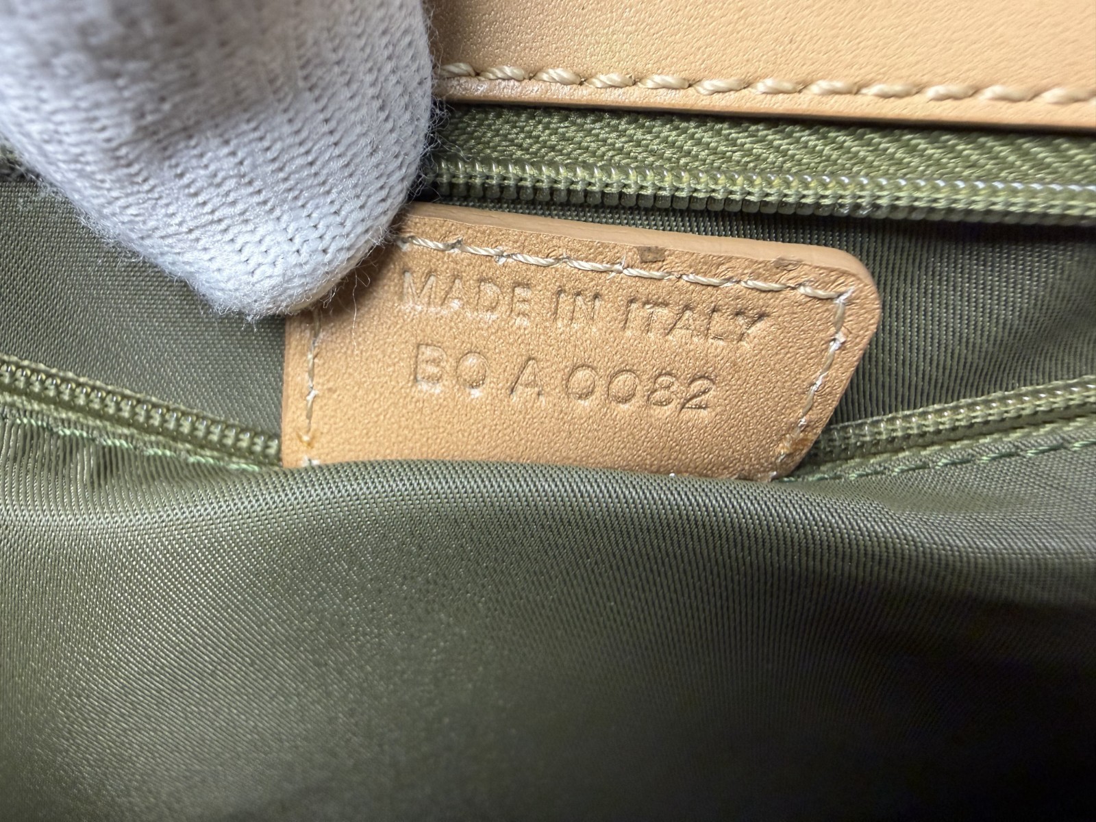 Christian Dior Handbag Tote Bag Trotter Canva Vintage Authentic thumbnail 16