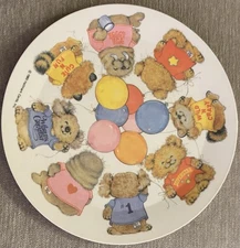 Shirt Tales Cartoon Characters, Hallmark 1980 NHP Artisan Ware 8” Melamine Plate