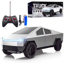 1:24 RC Cybertruck Pickup 4WD Off-Road Remote Control Car, High-Speed Dual Motor
